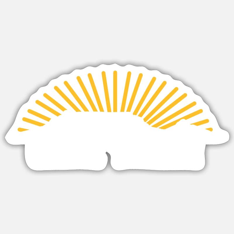Cape Town - Sticker size S (10 x 10 cm) - white matte