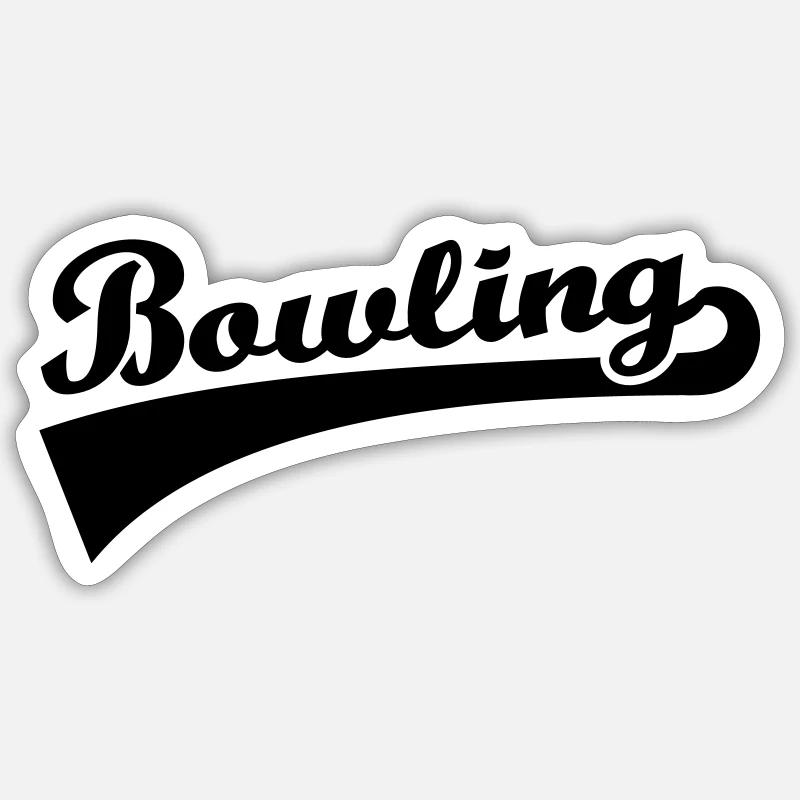 bowling Sticker size S (10 x 10 cm)