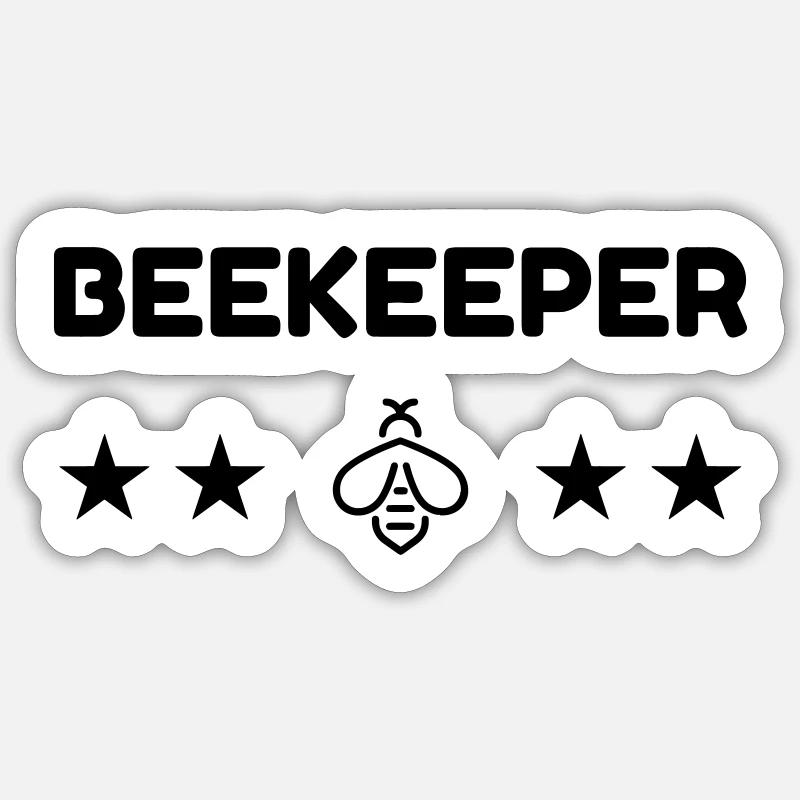 Beekeeping Beekeeper Bee Imker Apiculture Sticker size S (10 x 10 cm)