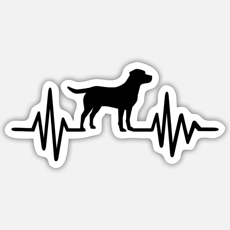 Labrador Sticker Größe S (10 x 10 cm)