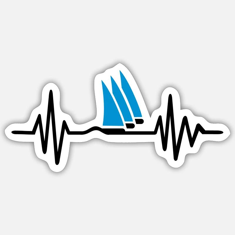 Sailing Sticker size S (10 x 10 cm)