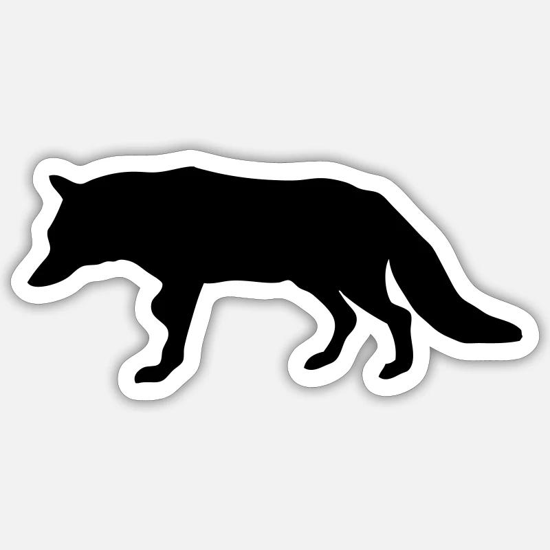 Fuchs - Fox Sticker Größe S (10 x 10 cm)