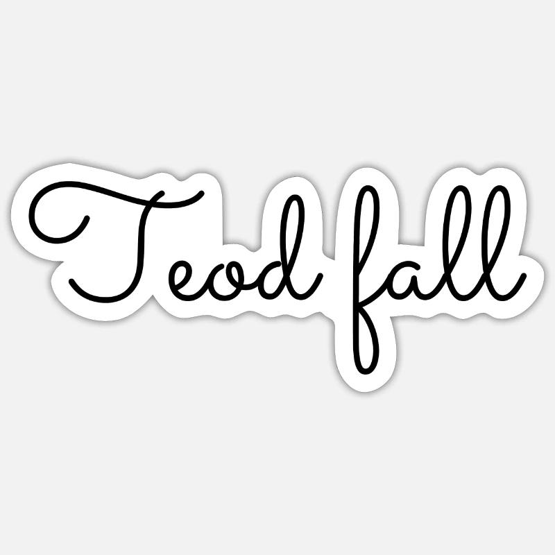 Brittany - Teod fall Sticker size S (10 x 10 cm)