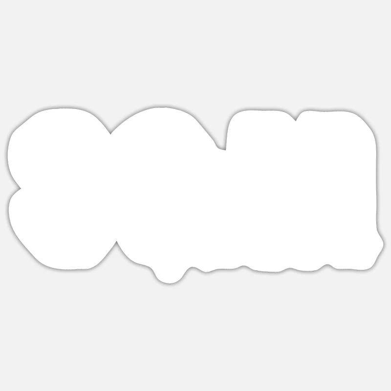 S&M - Sticker size S (10 x 10 cm) - white matte