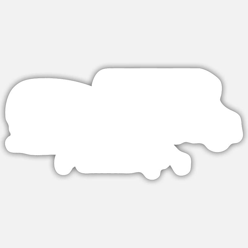 Camping - Sticker Größe S (10 x 10 cm) - Mattweiß