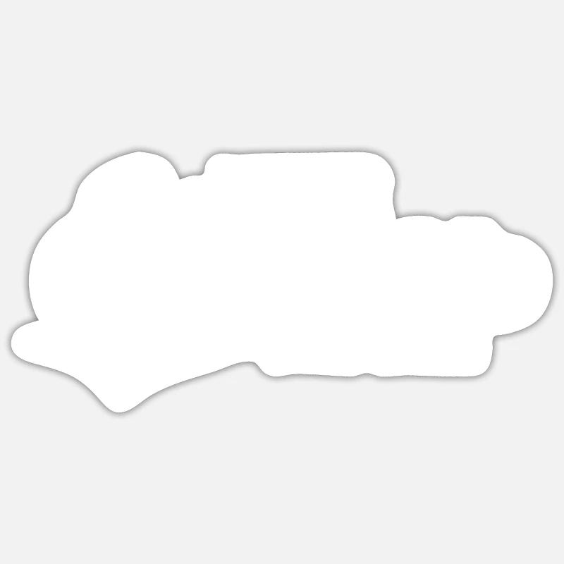 Ehemann - Sticker Größe S (10 x 10 cm) - Mattweiß