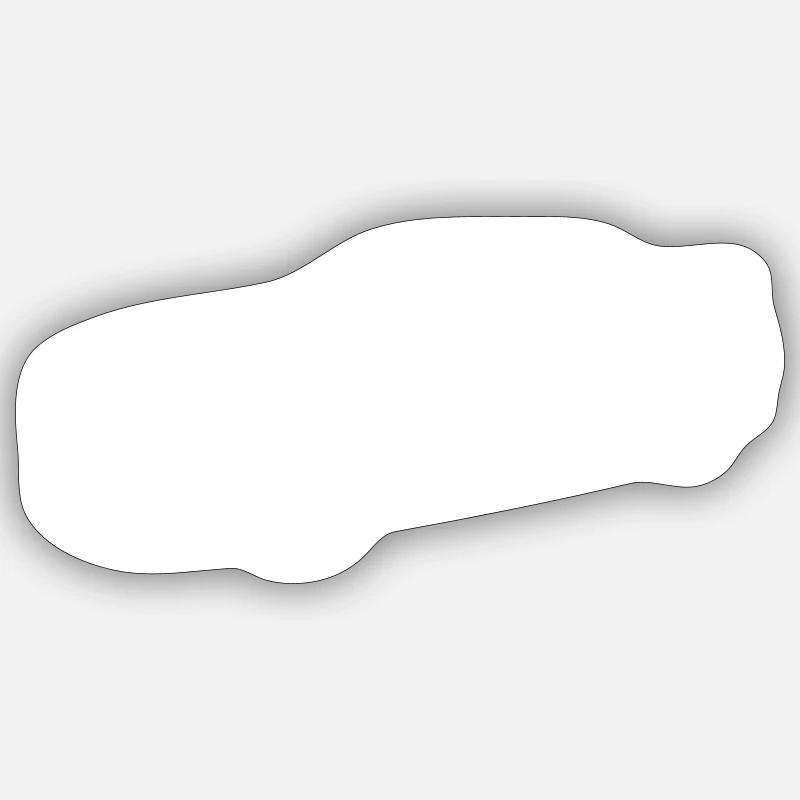 Skyline - Sticker Größe S (10 x 10 cm) - Mattweiß