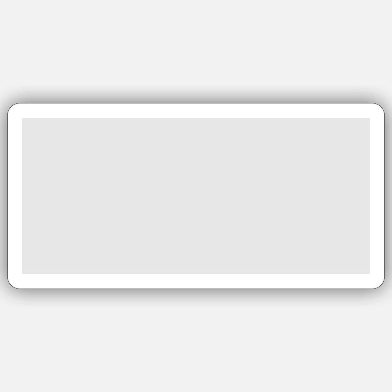 White Sticker size S (10 x 10 cm)