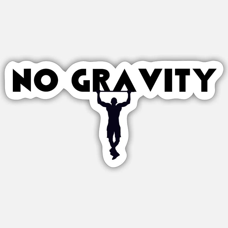 No Gravity - Sticker size S (10 x 10 cm) - white matte