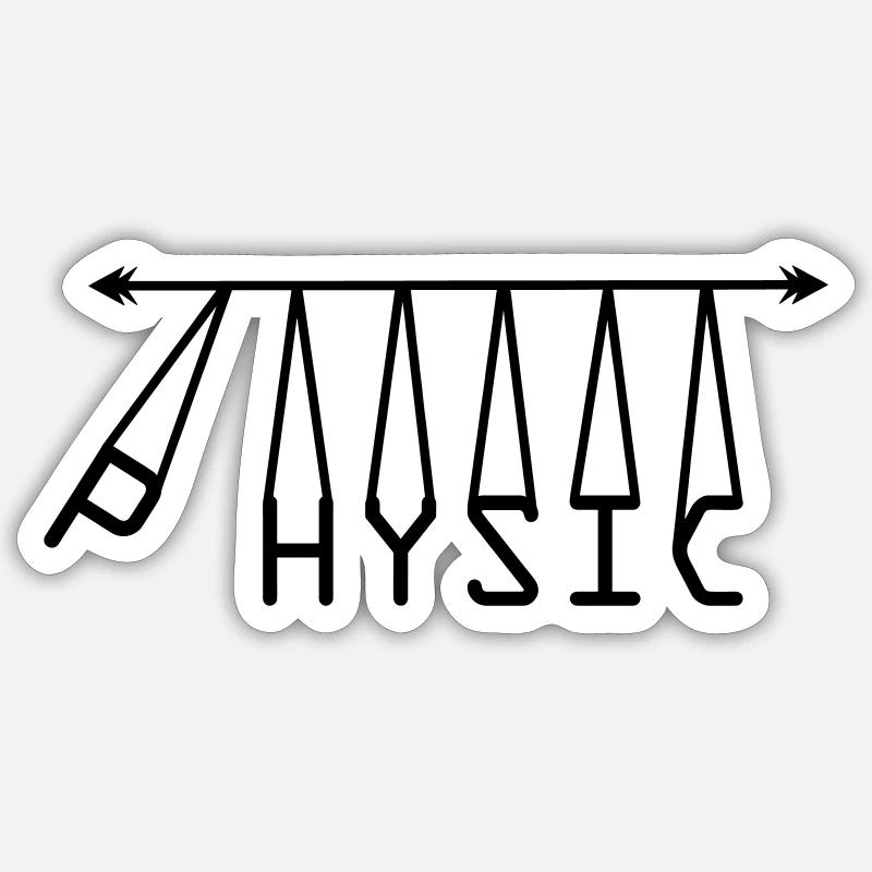 Physic Sticker size S (10 x 10 cm)