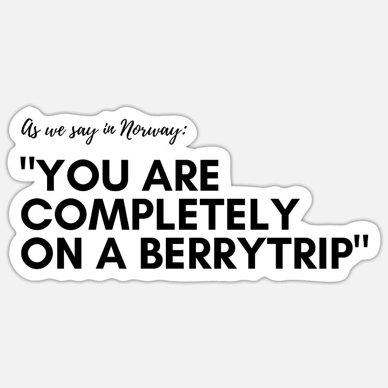 Completely On Bærtur Sticker size S (10 x 10 cm)