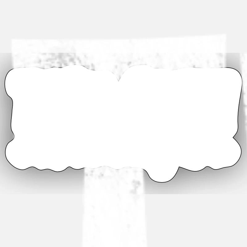 Tech Crew, Don’t Make Me Cut Your Mic 3 - Sticker taille S (10 x 10 cm) - blanc mat