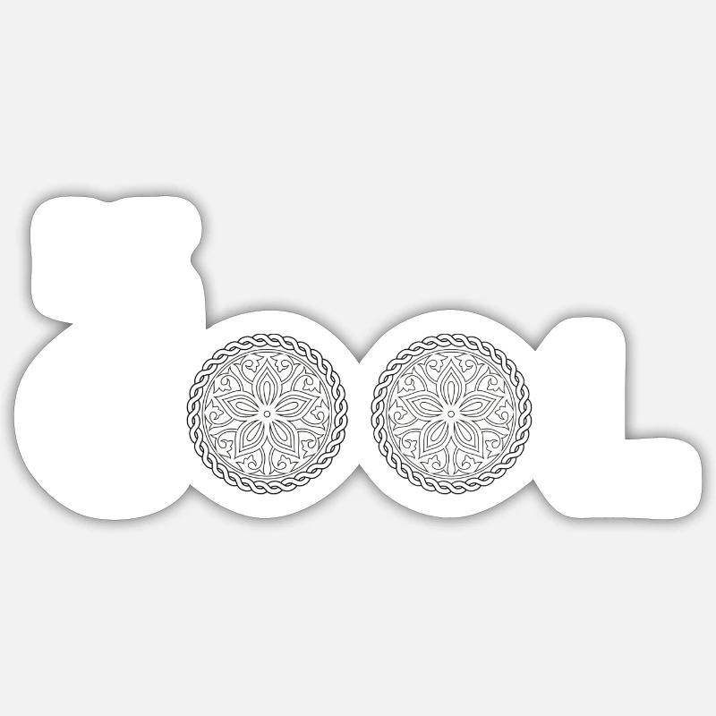 Lasst uns cool sein, cool sein, cool eiskalt sein, - Sticker Größe S (10 x 10 cm) - Mattweiß