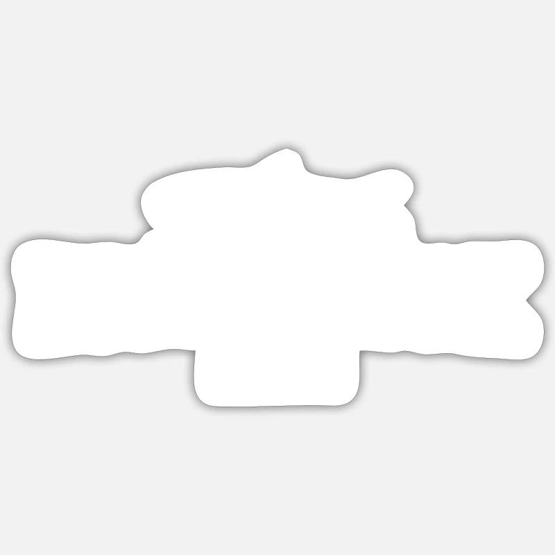 Bismarck Herring (white) Sticker size S (10 x 10 cm)