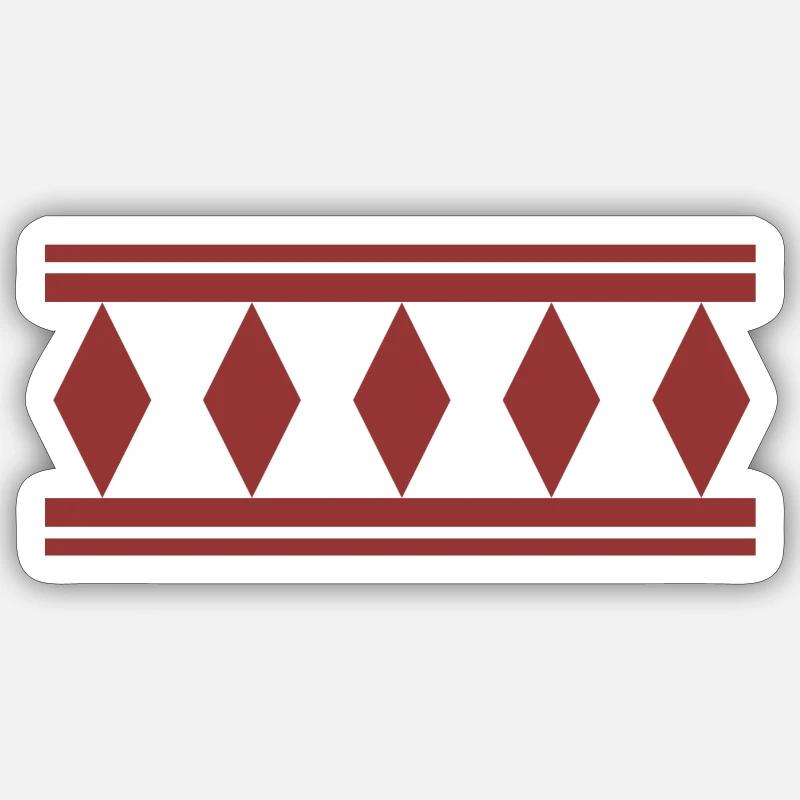 Jussipaita, traditionnel - Sticker taille S (10 x 10 cm) - blanc mat