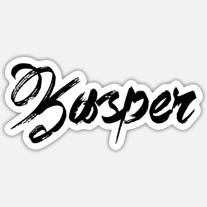 Kasper Sticker Größe S (10 x 10 cm)