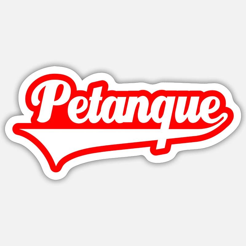 Boule Petanque couleur de couleur librement sélectionnable Sticker taille S (10 x 10 cm)