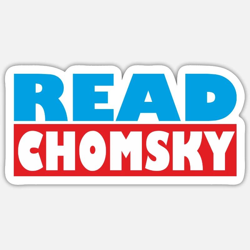Read CHOMSKY Sticker Größe S (10 x 10 cm)