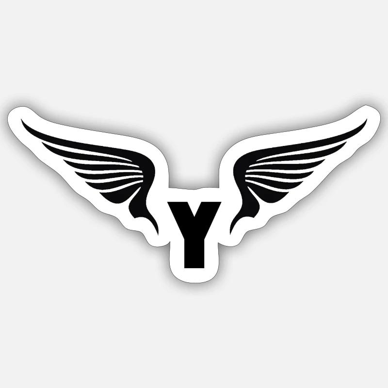 Pegasus Y - Sticker size S (10 x 10 cm) - white matte
