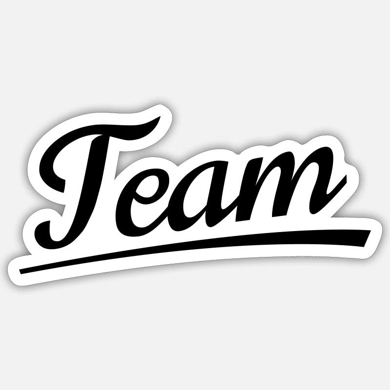 équipe Sticker taille S (10 x 10 cm)