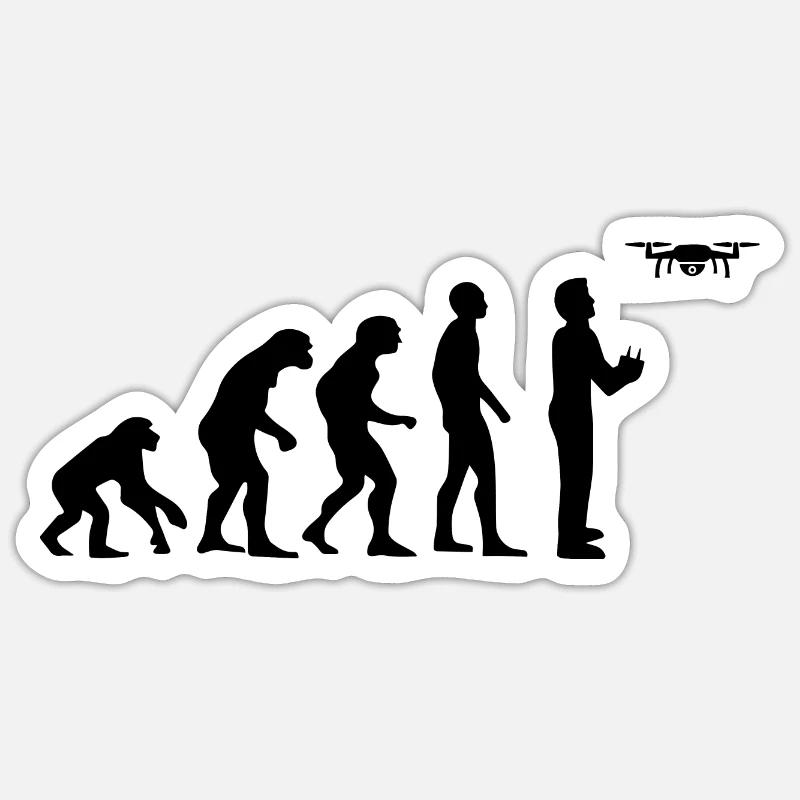Drone FPV drones Sticker taille S (10 x 10 cm)