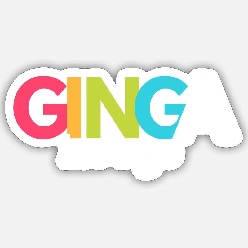 Capoeira Let’s Go Ginga - Sticker taille S (10 x 10 cm) - blanc mat