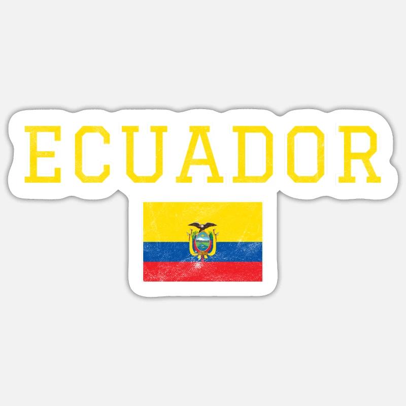 Ecuador Sticker Größe S (10 x 10 cm)