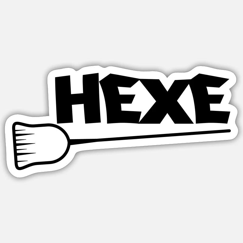 hexe Sticker Größe S (10 x 10 cm)