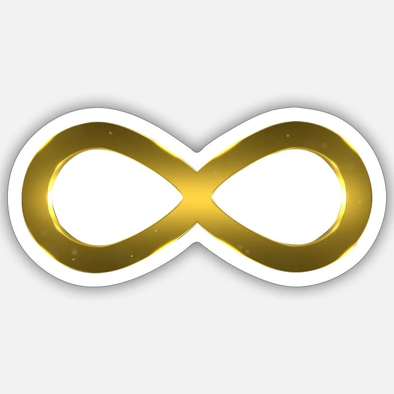 infinite infinity Sticker size S (10 x 10 cm)