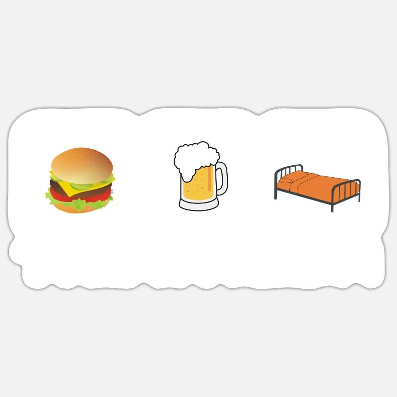 TRIATHLON - Sticker taille S (10 x 10 cm) - blanc mat