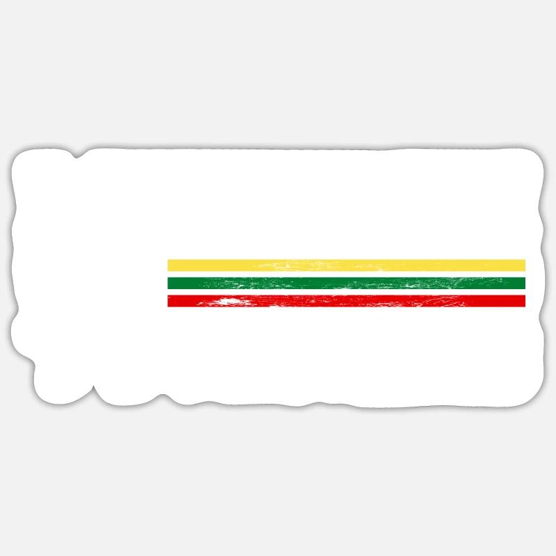 Combatti abilmente usa la testa LETHWEI 9 arti - Sticker formato S (10 x 10 cm) - bianco opaco