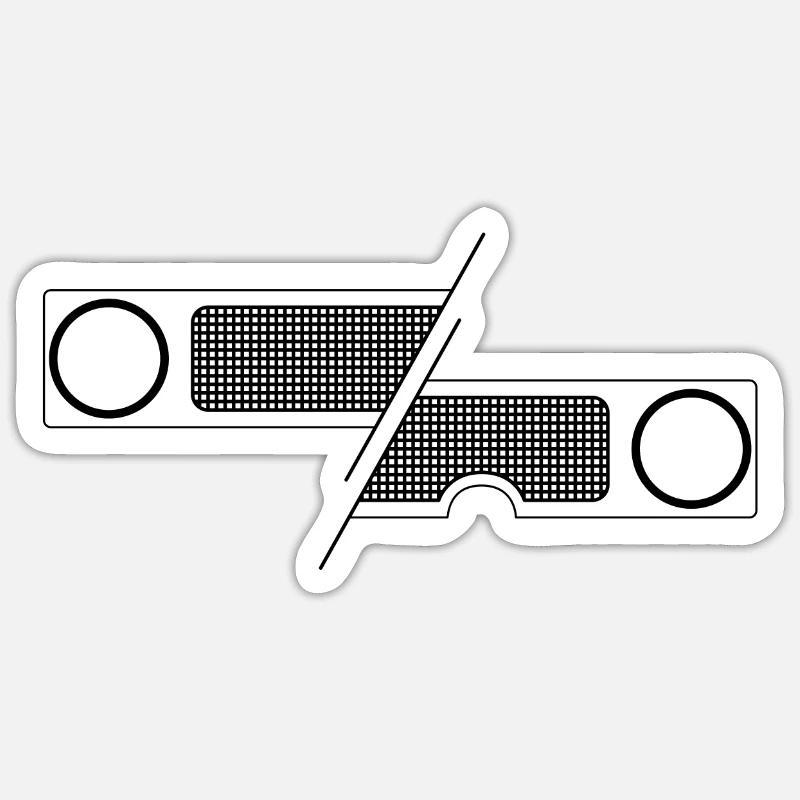 Unimog - Oldtimer - Offroad - Universal Motorgerät - Sticker Größe S (10 x 10 cm) - Mattweiß