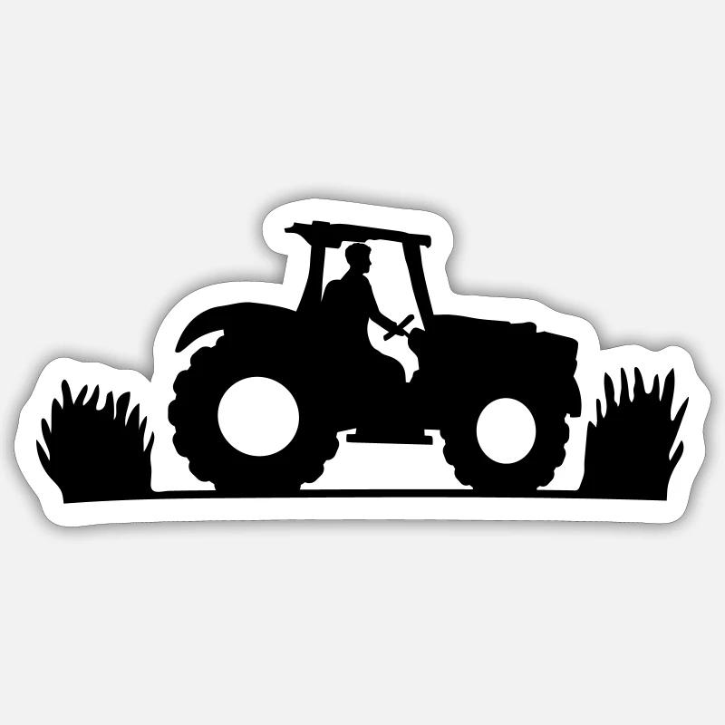 Farmer Fields Farmer - Sticker size S (10 x 10 cm) - white matte