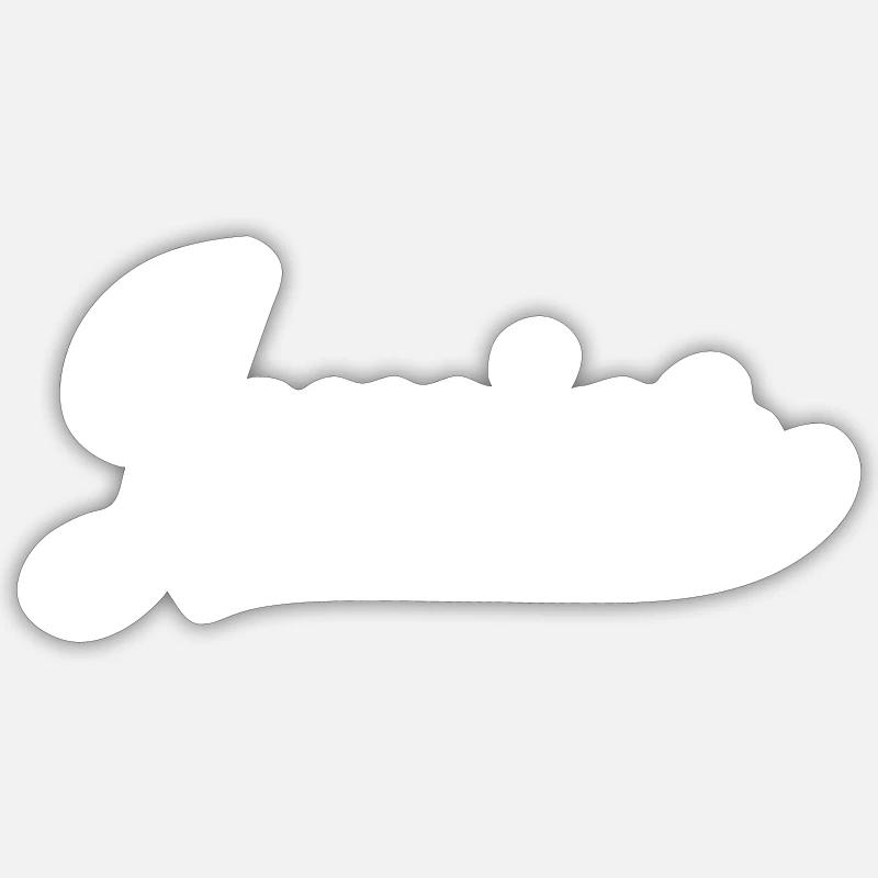 Junior - Sticker size S (10 x 10 cm) - white matte