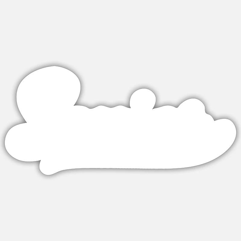 Senior - Sticker size S (10 x 10 cm) - white matte