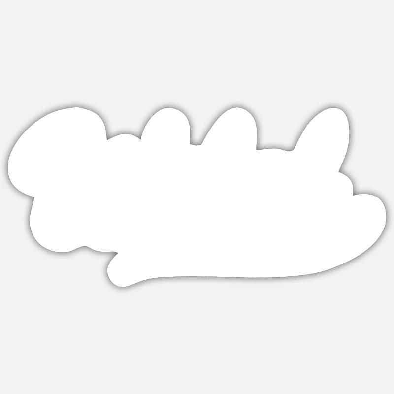 Witch - Sticker size S (10 x 10 cm) - white matte
