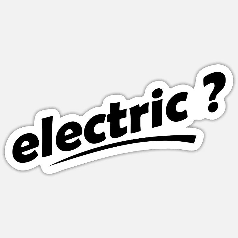 Voitures électriques Sticker taille S (10 x 10 cm)