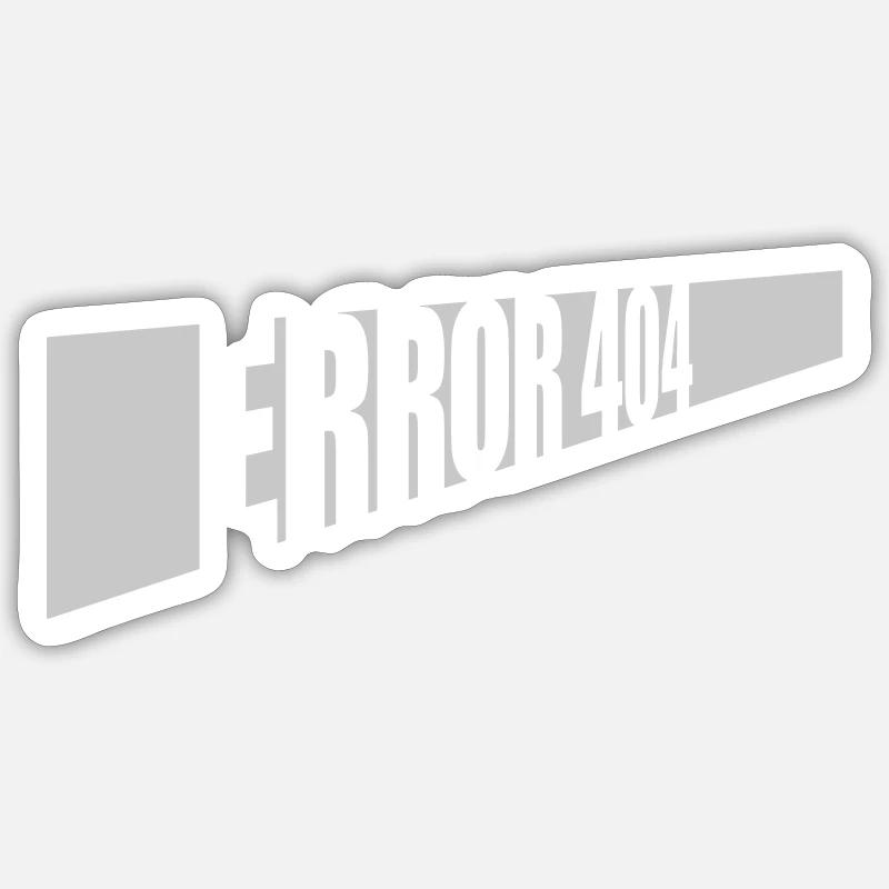 Connection Error 404 Network Sticker size S (10 x 10 cm)