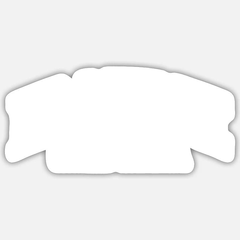 Irvine - Sticker taille S (10 x 10 cm) - blanc mat