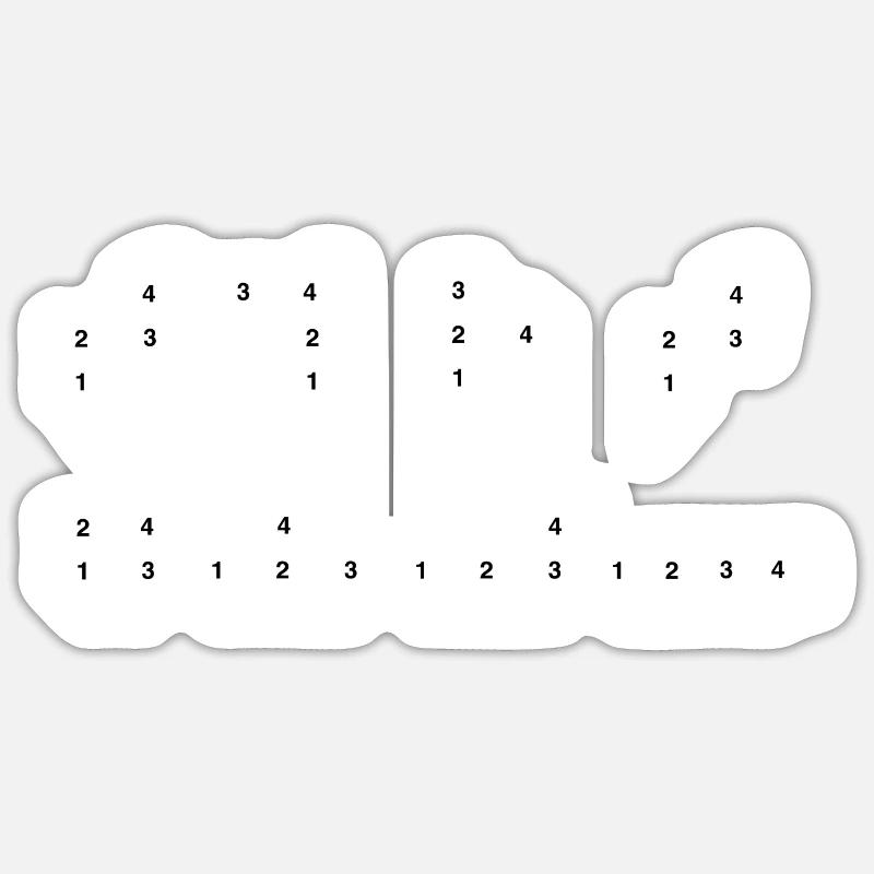 Algorithmic Synthesizer Sticker Größe S (10 x 10 cm)