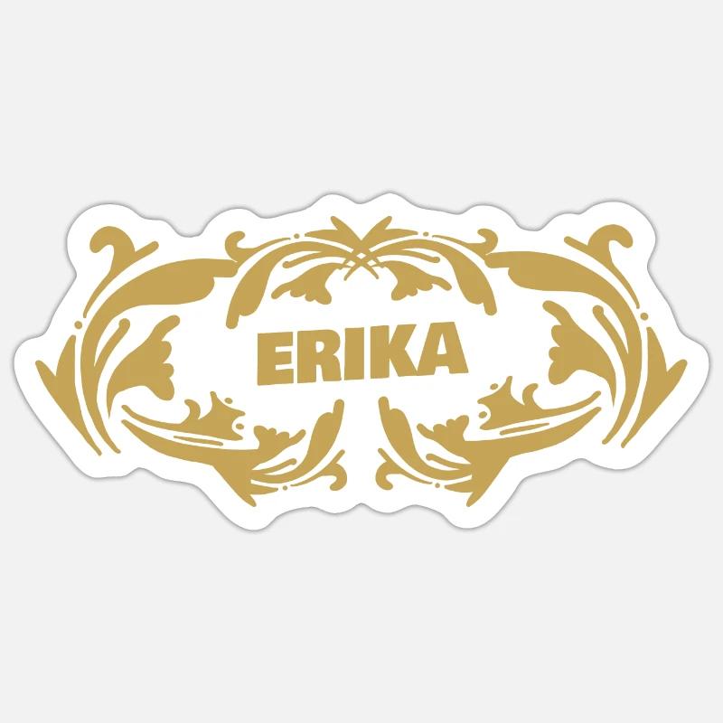 Heather - Sticker size S (10 x 10 cm) - white matte