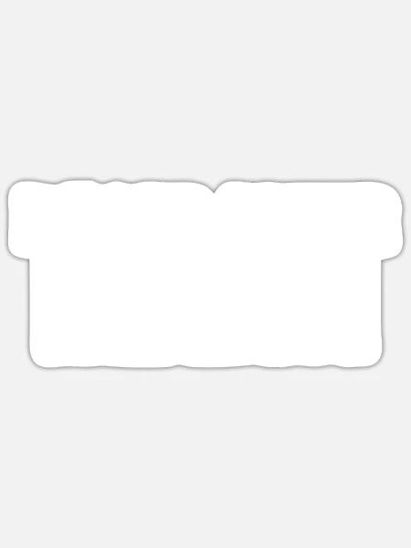 Böser Alter Mann - Sticker Größe S (10 x 10 cm) - Mattweiß