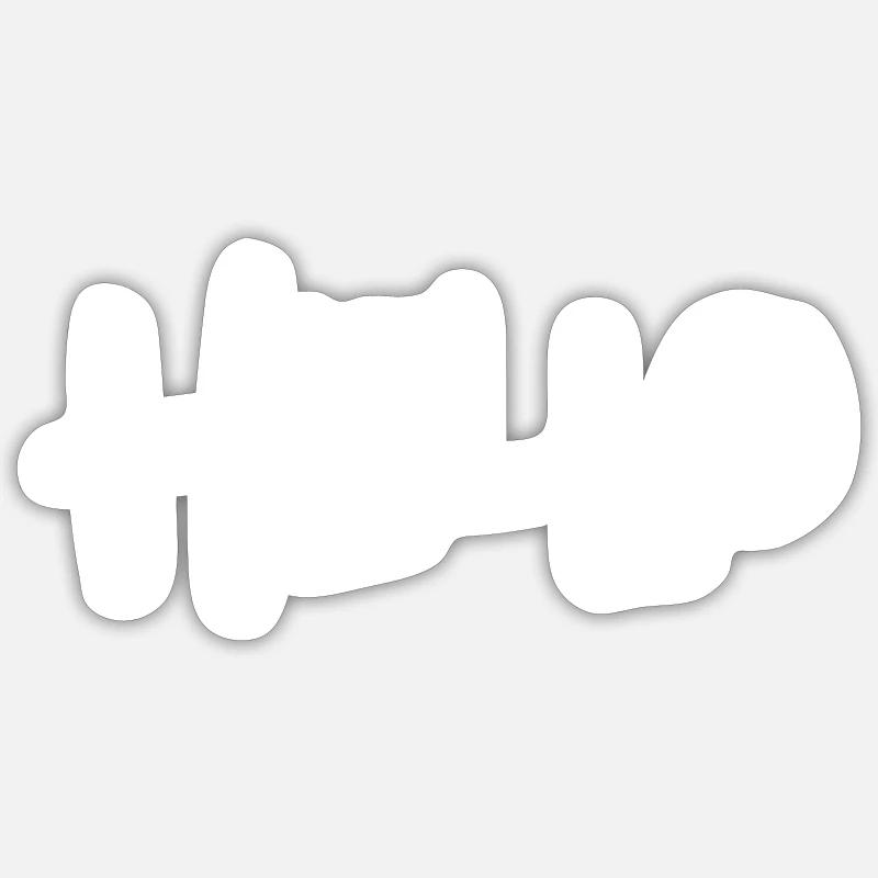 Sticker taille S (10 x 10 cm) - 