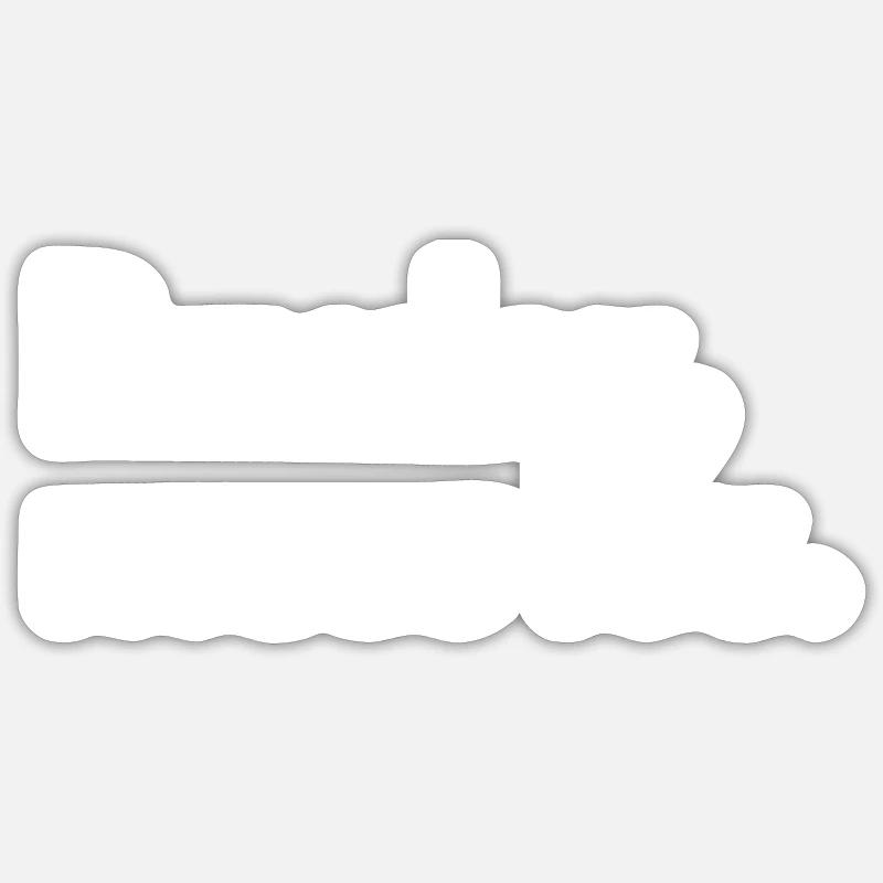 Bruder, muss los! - Sticker Größe S (10 x 10 cm) - Mattweiß