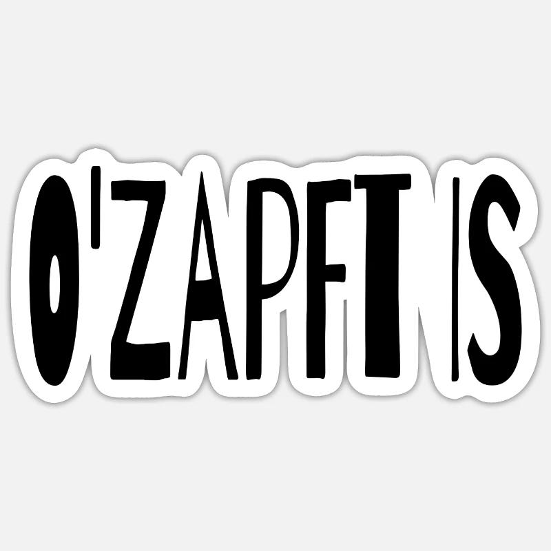 O’zapft est - Sticker taille S (10 x 10 cm) - blanc mat