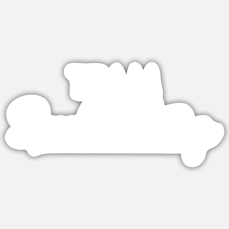 Équipe de comptabilité - Sticker taille S (10 x 10 cm) - blanc mat
