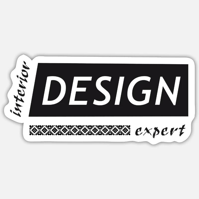 Interior design expert Sticker size S (10 x 10 cm)