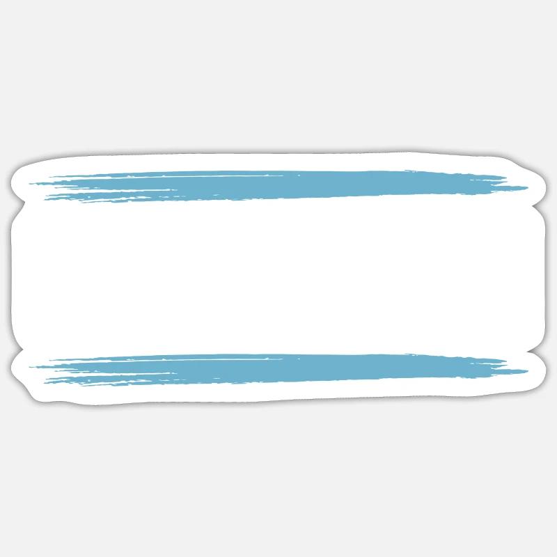 Damian - Sticker taille S (10 x 10 cm) - blanc mat