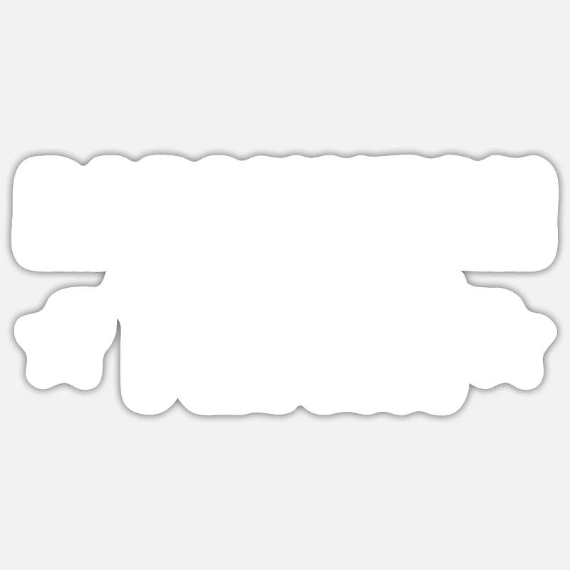 Équipe de badminton - Sticker taille S (10 x 10 cm) - blanc mat