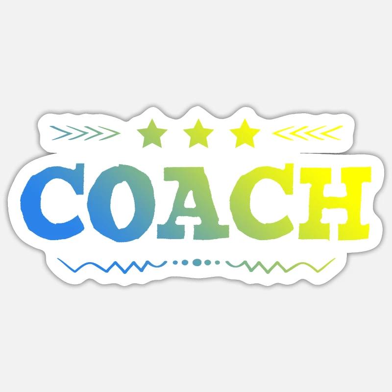 Coach Trainer Sticker Größe S (10 x 10 cm)